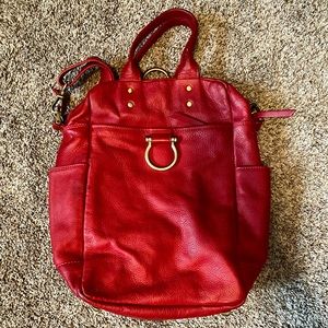 SAPAHN Leather Convertible Laptop Bag - Slightly Used